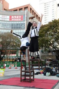 集まれ!池袋みんなの大道芸2019秋 アルジェントさーかす 立つな!