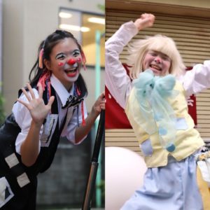 アルジェントさーかすのクラウン(ピエロ)アルくんとロイくん