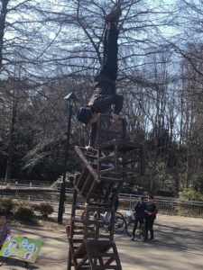 光が丘公園の大道芸!大道芸人GEN(ジェン)