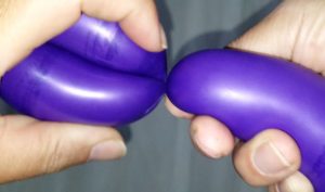 バルーンアートの端の処理の仕方