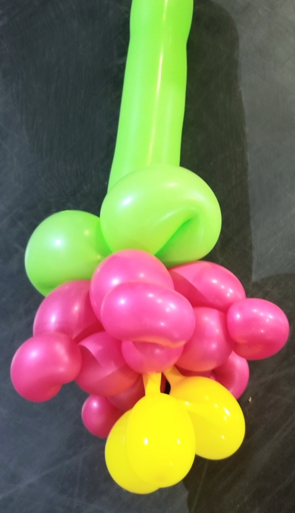 バルーンアートの花!牡丹(ぼたん)