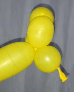 風船がほどけなくなるひねり方