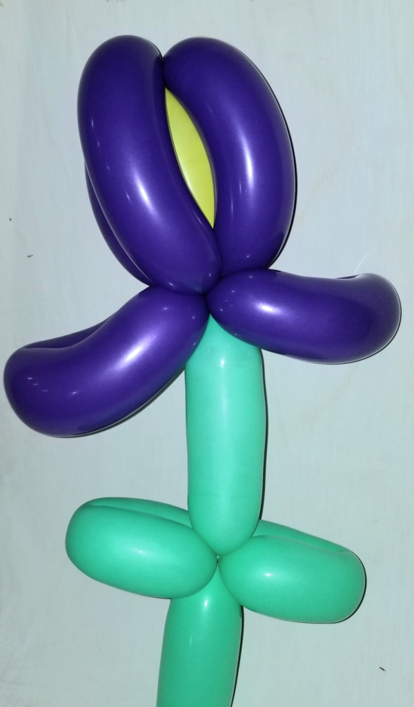バルーンアートの花!あやめ