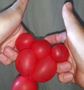 バルーンアートの腕の切り離し方