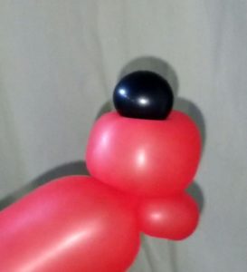 バルーンアートのアップルツイスト