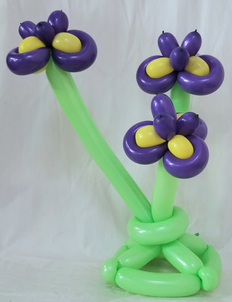 バルーンアート図鑑(花)の菖蒲