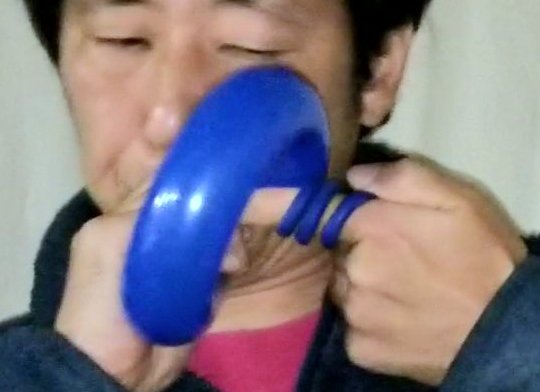 バルーンアートのトルネード膨らませ