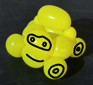一本で作れる簡単なバルーンアートの車