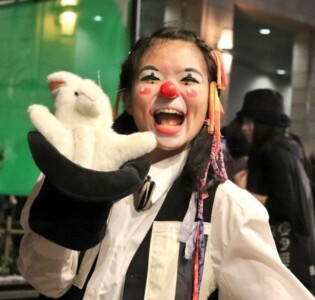 クラウンアルくん 三茶de大道芸2019 アルジェントさーかす