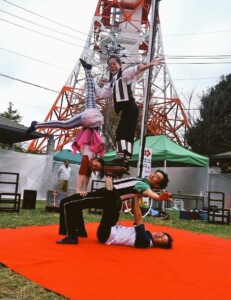 第4回八幡山公園祭り 宇都宮タワーのふもとでの大道芸イベント ハッピーメリーカス