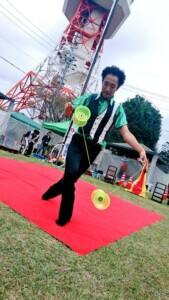 第4回八幡山公園祭り 宇都宮タワーのふもとでの大道芸イベント ハッピーメリーカス