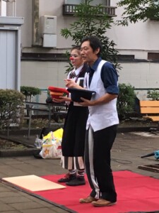 三茶de大道芸2019 太子堂一丁目公園 投げ銭下さい。