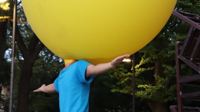 ヘブンアーティストTOKYO2019 大道芸人GEN(ジェン) 上野公園 顔が風船